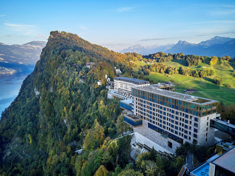 Burgenstock Resort aerial view